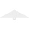 Ekena Millwork Redmond Architectural Grade PVC Gable Bracket, 48"W x 14"H x 2"D x 6"F, 7/12 Pitch GBP048X14X0206RED00 - alternate 3
